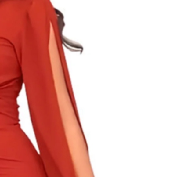 Maglia Red Split Sleeve Dress Size 8 - Picture 5 of 5